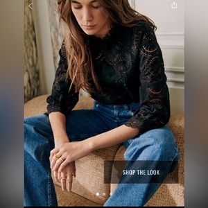 SÉZANE:// Bianca Blouse, Black, 40